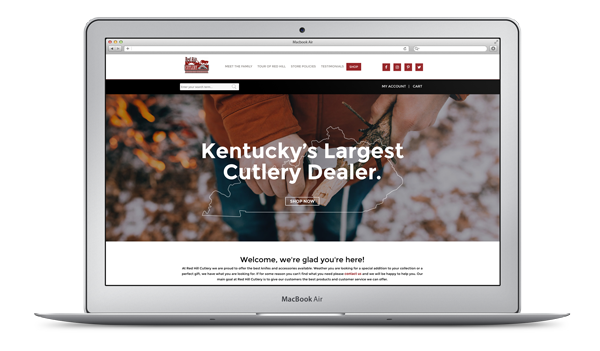 Red Hill Cutlery Web Design